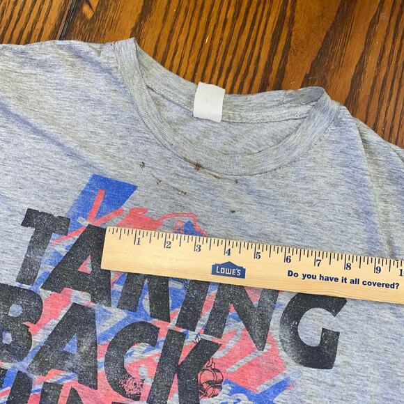 Taking Back Sunday T Shirt Size Med FAIR Emo Melodic Punk Band Gray Mens Unisex - Picture 3 of 8